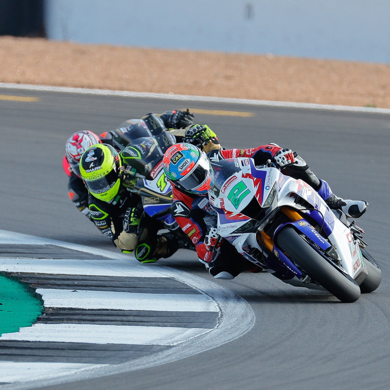 Glenn Irwin, Bradley Ray, Kyle Ryde British Superbike